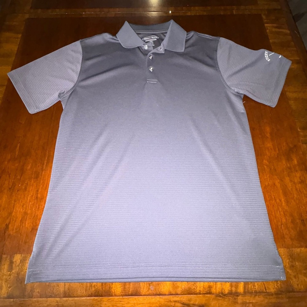 Pebble Beach Performance Golf Polo Stix Open 2023 Gray‎ Medium